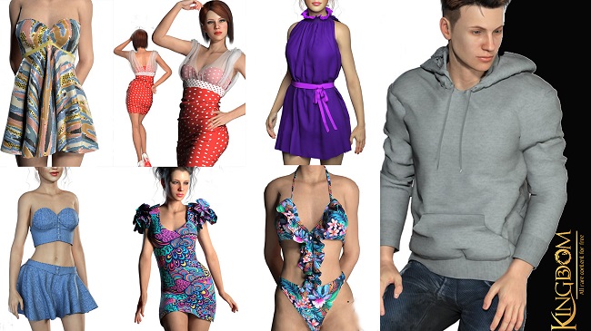 Photorealistic 3D models of  Cloths - Update -